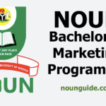 NOUN Bachelor in Marketing Programme & Admission Eligibility