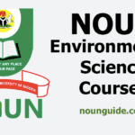 NOUN Environmental Science and Resource Management Courses